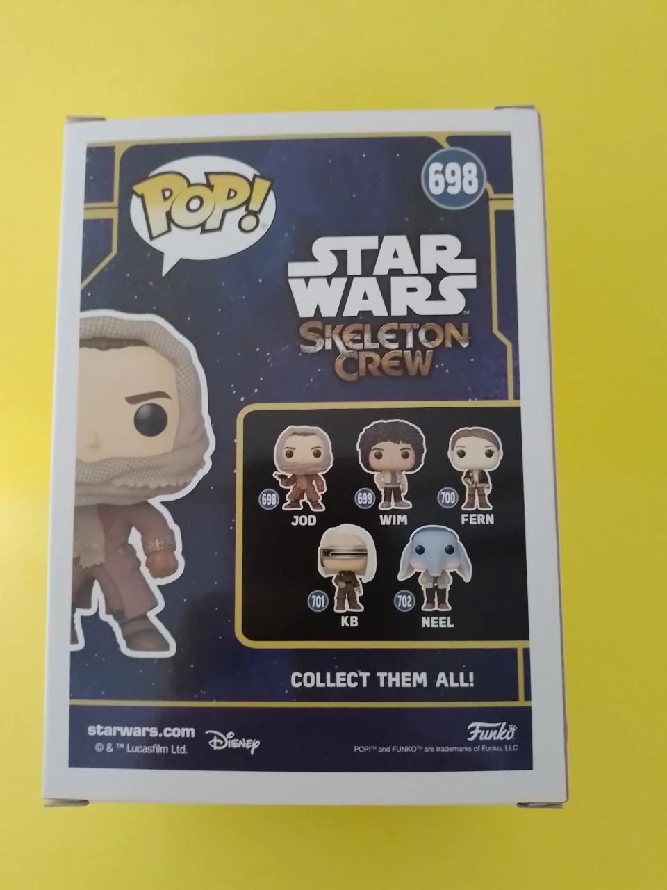 Funko Pop ! Star Wars Skeleton Crew - Jod #698 - NEUF/EMBOÎTÉ – photo 3